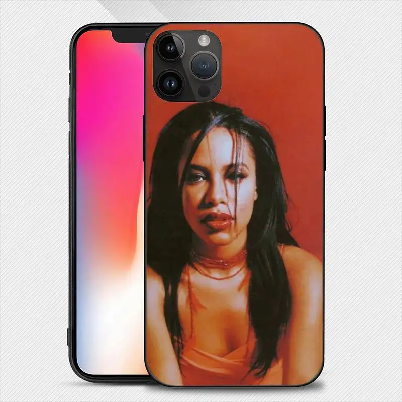 A-Aaliyah Hip Hop Music Phone Case For iphone15 14 13 12 11 Pro Max Mini X 7 8 Soft Case