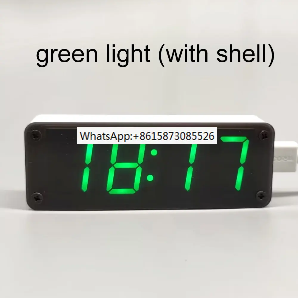 

WIFI Clock, NTP Time Service, Automatic Time Synchronization, 0.8-inch Digital Tube LED Clock Module, Intelligent Dimming