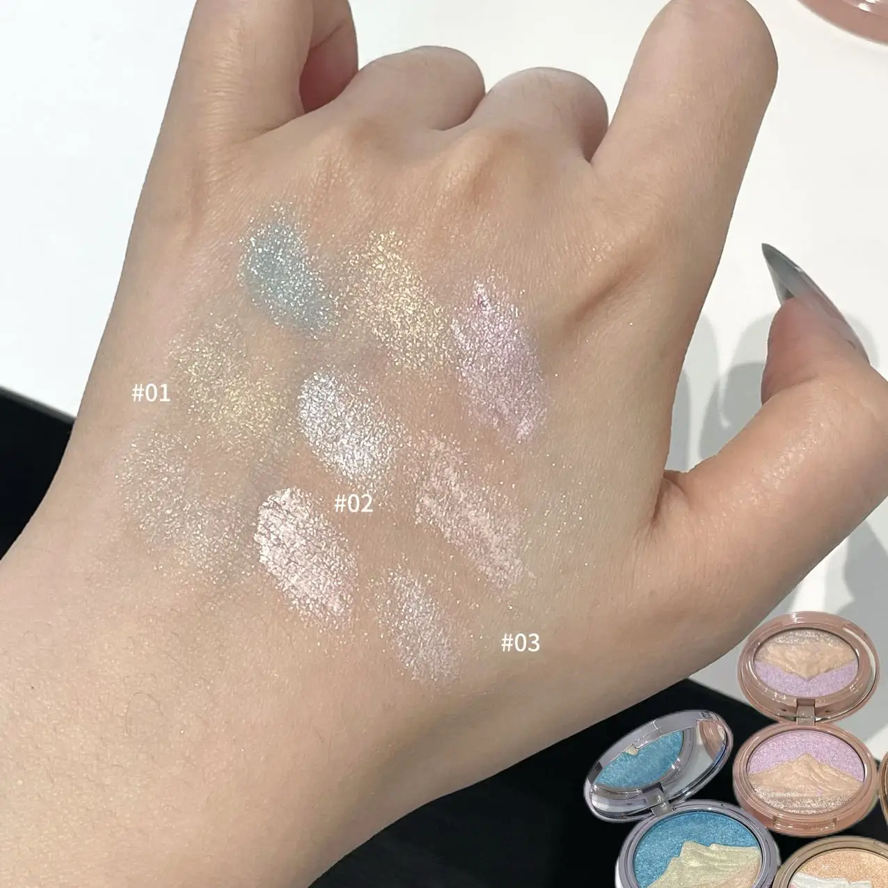 Star Shimmer Highlighter Fine Glitter Long Lasting No Fallout Easy Apply Face Contour Brightening Makeup - view 6
