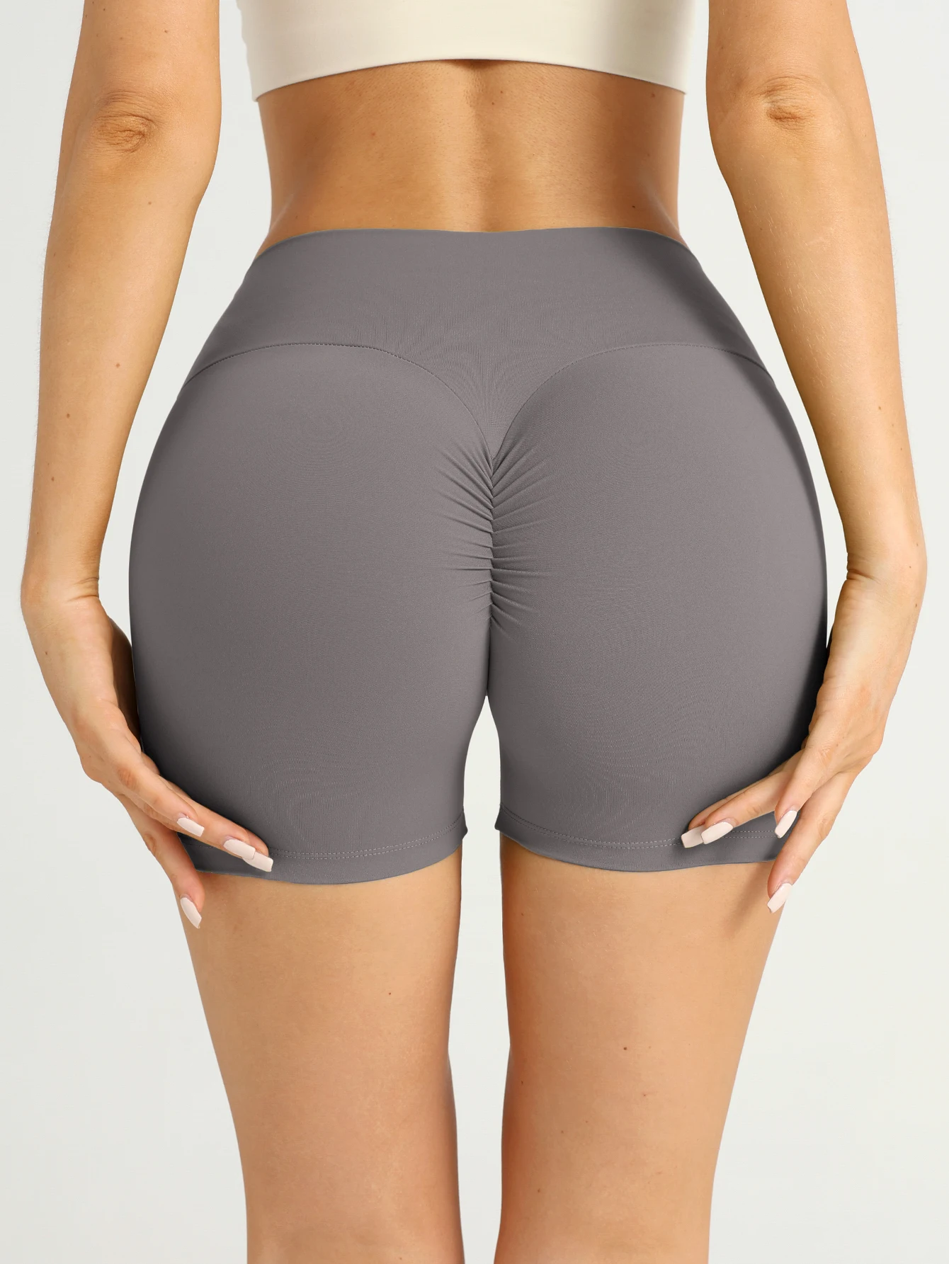 Women's High Waist Sexy Butt Gym Shorts High Strength Elasticity Quick Dry Comfort Cycling Fitness Leisure Training Yoga Shorts