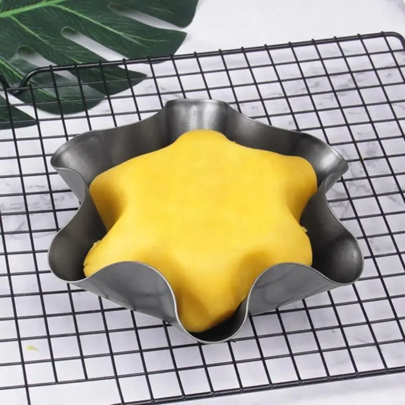   Nonstick Tortillas Baking Pans Nonstick Baking Molds with Flower Design for Creating Perfect Tortillas Bowls