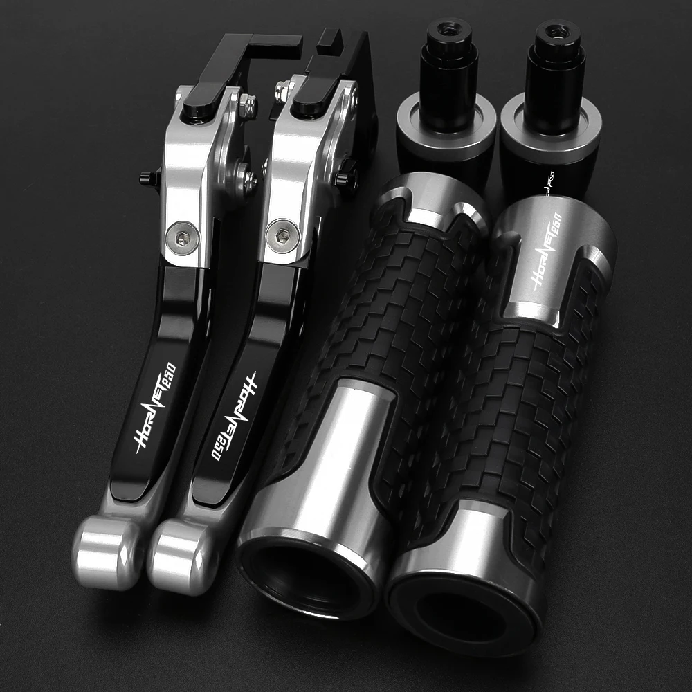 

HORNET 250 Motorcycle Adjustable Brake Clutch Levers Handlebar Hand Grips Ends For HONDA HORNET250 250 Hornet 250 250HORNET 2001