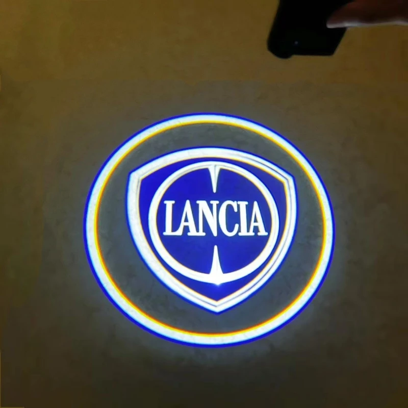 

For Lancia Bat Kappa Voyager Delta Ypsilon Lybra Musa LED Car Door Badge Light Projector Courtesy Ghost Shadow Welcome Lamps