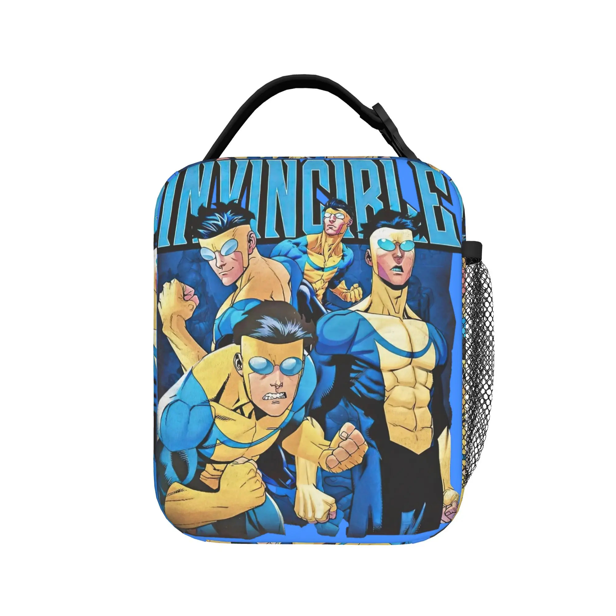 Invinci-bles Mark Grayson Insulated Lunch Bag Cooler Bag Reusable,Meal Container  Large Tote Lunch Box Men Women Office  Travel