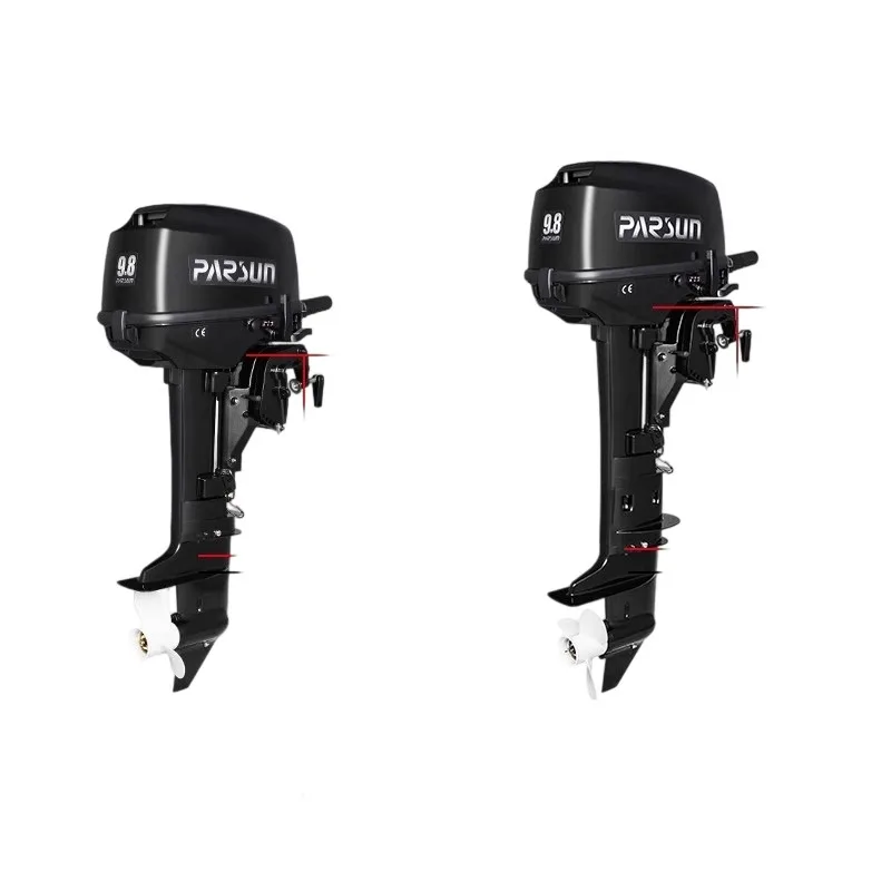 

9.8HP 2-Stroke Outboard Motor 169CC High Power Marine Engine for Fishing Boats, Inflatable Dinghy, Small Watercraft