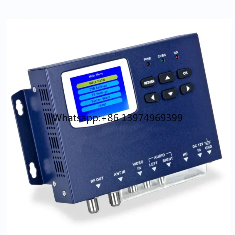 DMB-9591 T All in One H264 HD SD RCA CVBS to DVB-T  Modulator MINI DVB-T Modulator factory