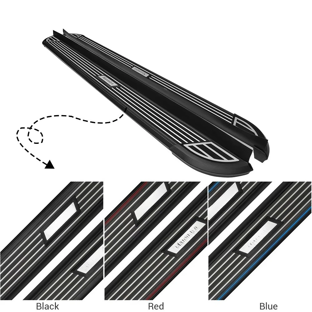 ملحقات السيارة الخارجية سبائك الألومنيوم تعديل التسليم السريع Suv خطوة جانبية لوحة الجري لجراند شيروكي 2011-2021 #4