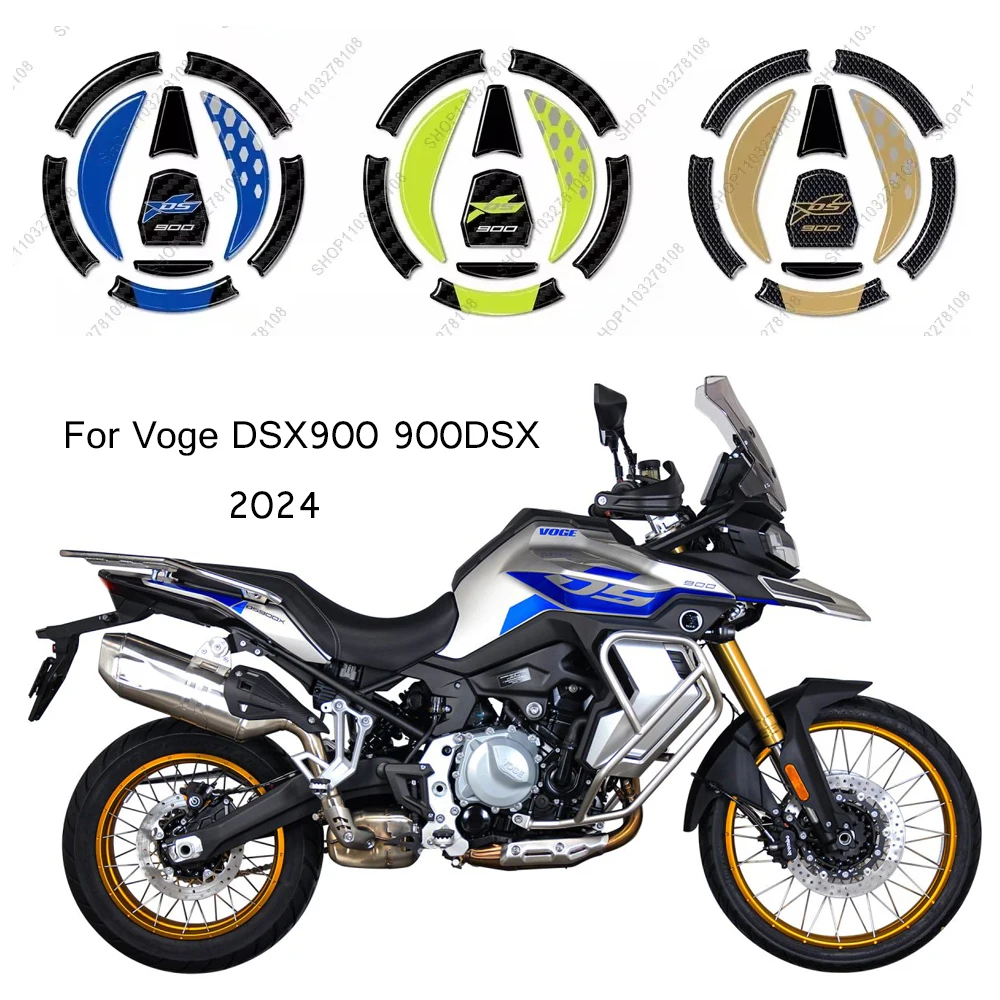 

For Voge Valico 900DSX 900dsx DS900X DSX900 2024 Motorcycle Fuel Tank Cap Sticker 3D Epoxy Resin Waterproof protection Sticker