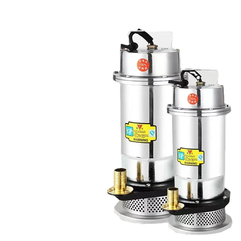 

QDX stainless steel household small 220V submersible pump agricultural irrigation fish pond ing fresh water