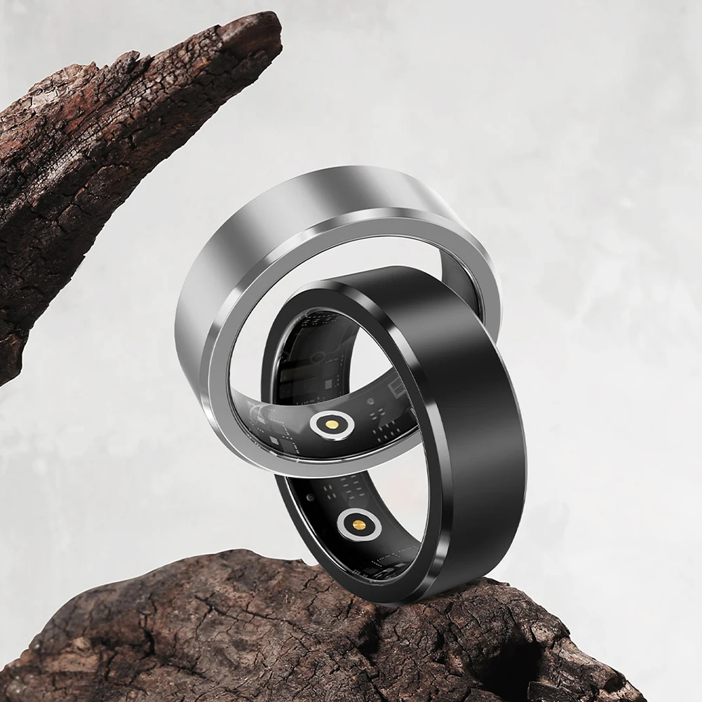 Smart Ring wasserdicht Sport intelligente Gesundheit Ring Fitness Ring Aktivität & Schlaf Tracker für Männer Frauen für Android iOS