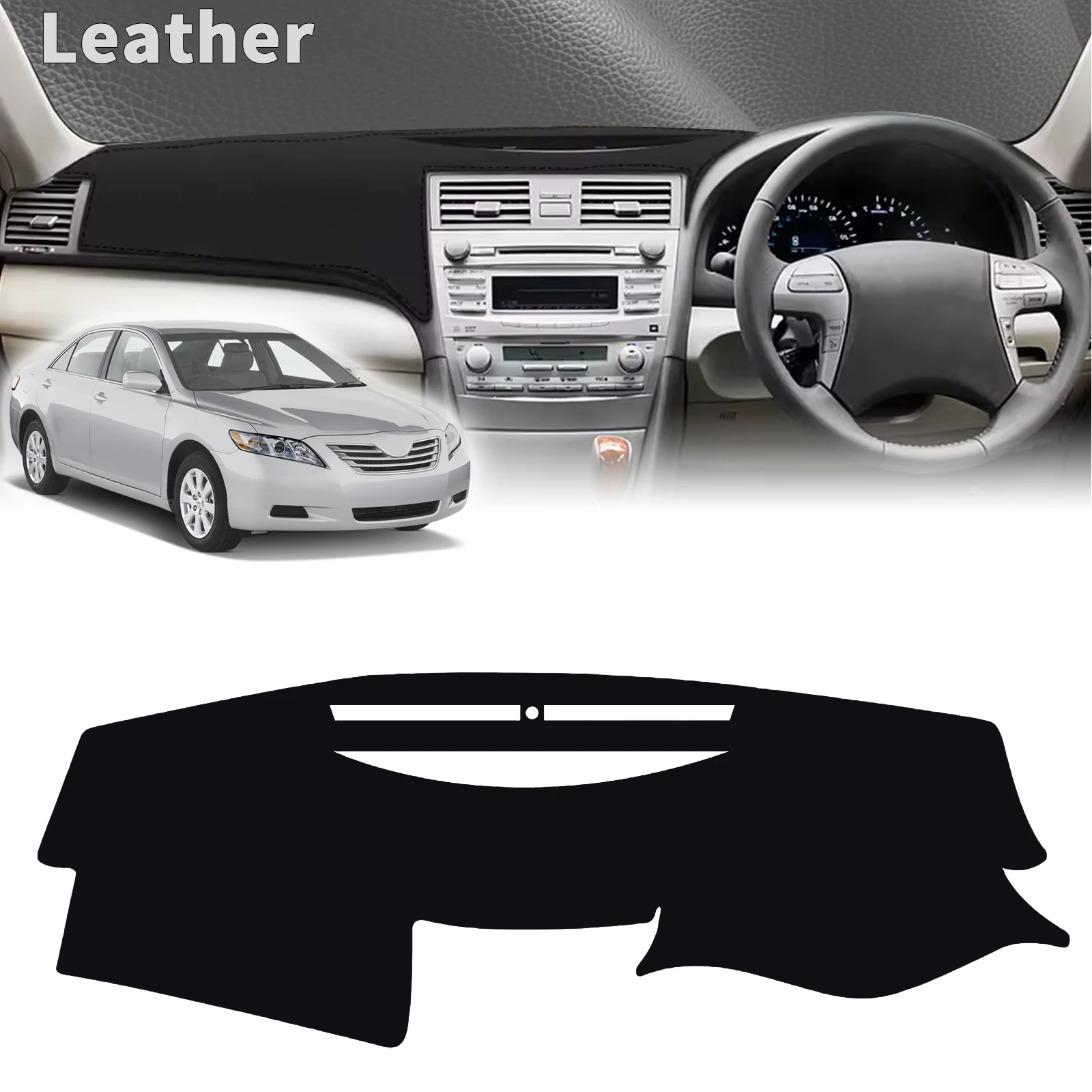 

for Toyota Camry 2007 2008 2009 2010 2011 XV40 Car Dashboard Cover Dashmat Non‑Slip Protective Dash Mat Pad Auto Accessories