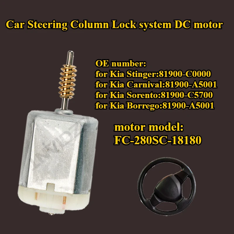 

AZGIANT for Kia Stinger Carnival Sorento MK3 Borrego 3.8L 4.6L 19500RPM Car Steering Column Lock system DC motor 81900-C0000