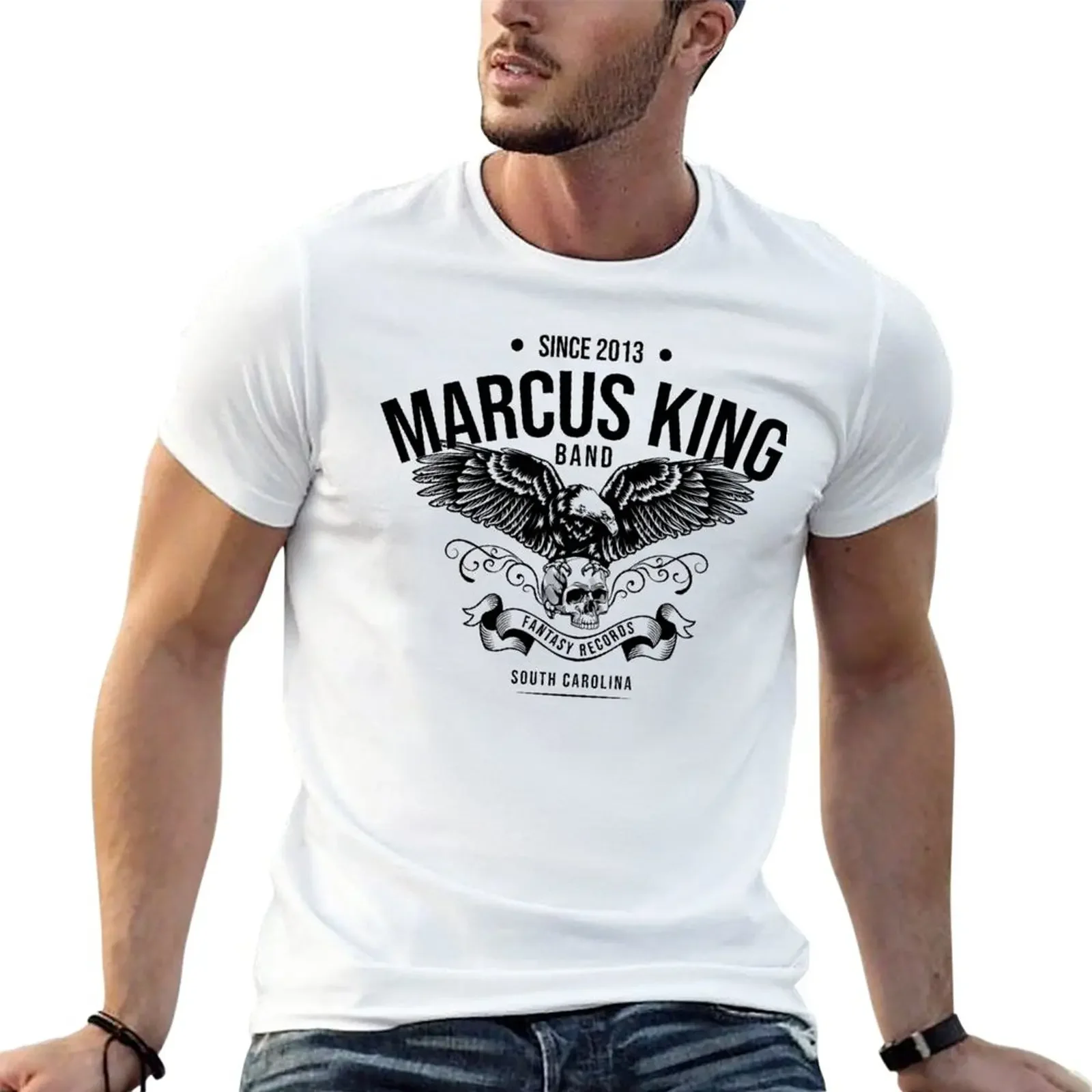 

New The marcus king band T-Shirt funny t shirts man clothes black t shirt T-shirt for a boy men t shirts