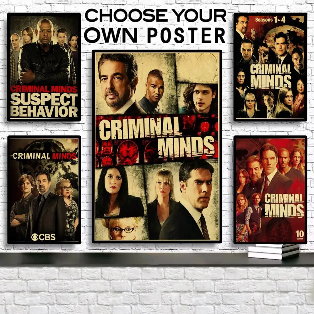 

Movie C-Criminal M-Minds Painting Calligraphy Frameless Perfect Unframed Canvas Art Designed for Home Dining Office Spaces