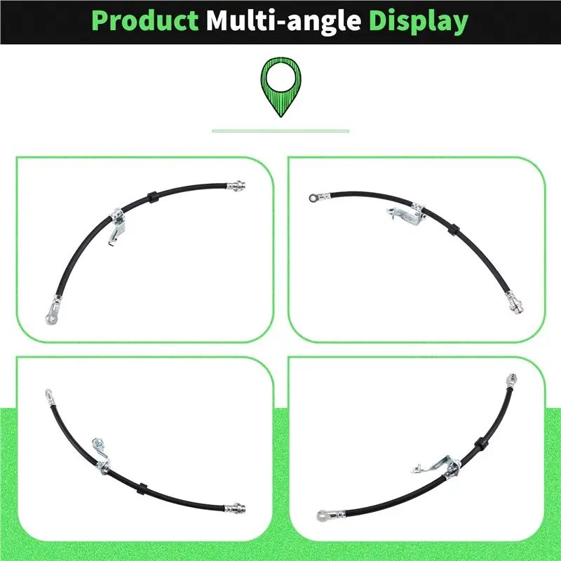 

A33K-Front Left Brake Hose 4877603AC For Dodge Avenger Caliber Jeep Compass 2006-2017 Brake Pipe