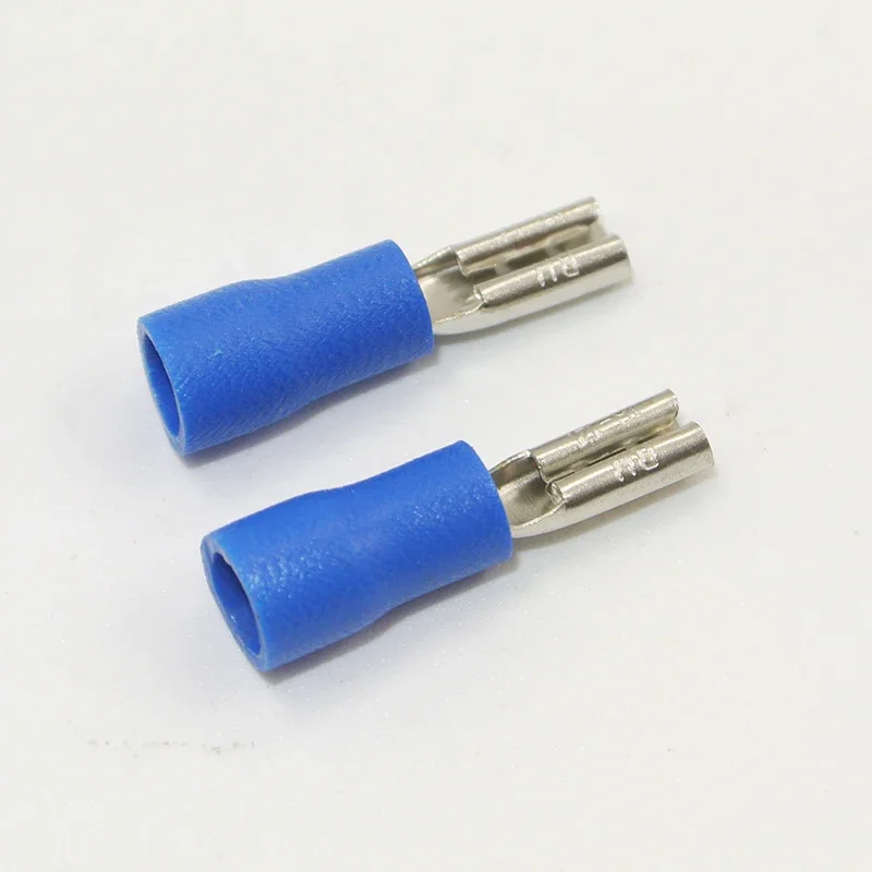 50/280pcs Female Crimp Terminals 2.8mm 4.8mm 6.3mm FDD MDD Insulated Spade Wire Connector Electrical Wiring Cable Plug