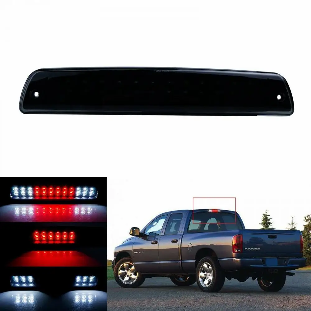 

3rd LED Cargo Tail Brake Light Lamp Black Housing Fit 94-01 Ram 1500 2500 3500