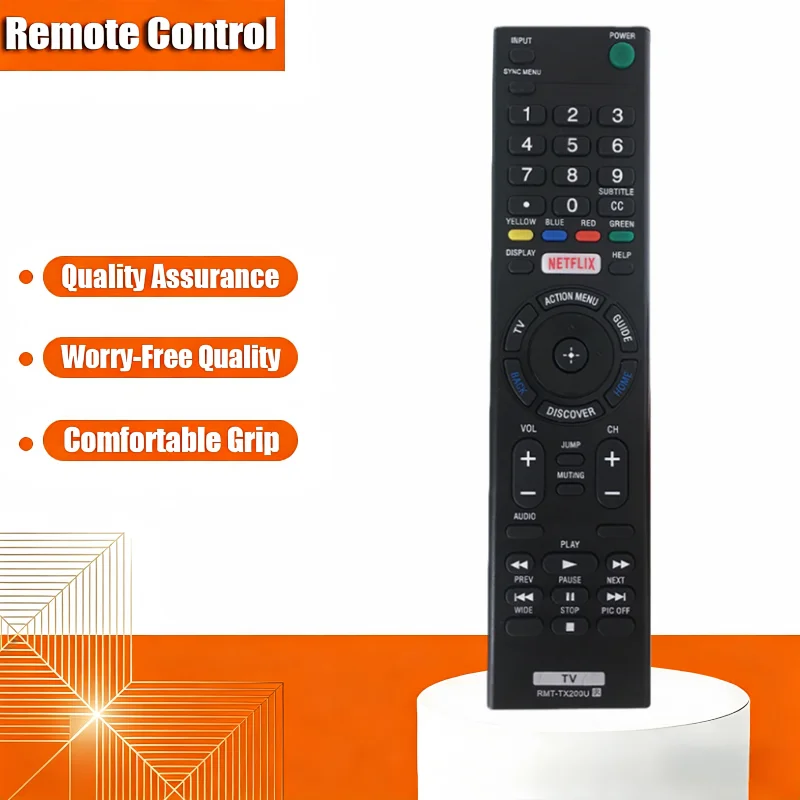 

Suitable for Sony Bravia TV Replacement Remote RMT-TX200U XBR-49X700D XBR-49X750D XBR-55X750D XBR-55X707D XBR-65X750D XBR-65X700