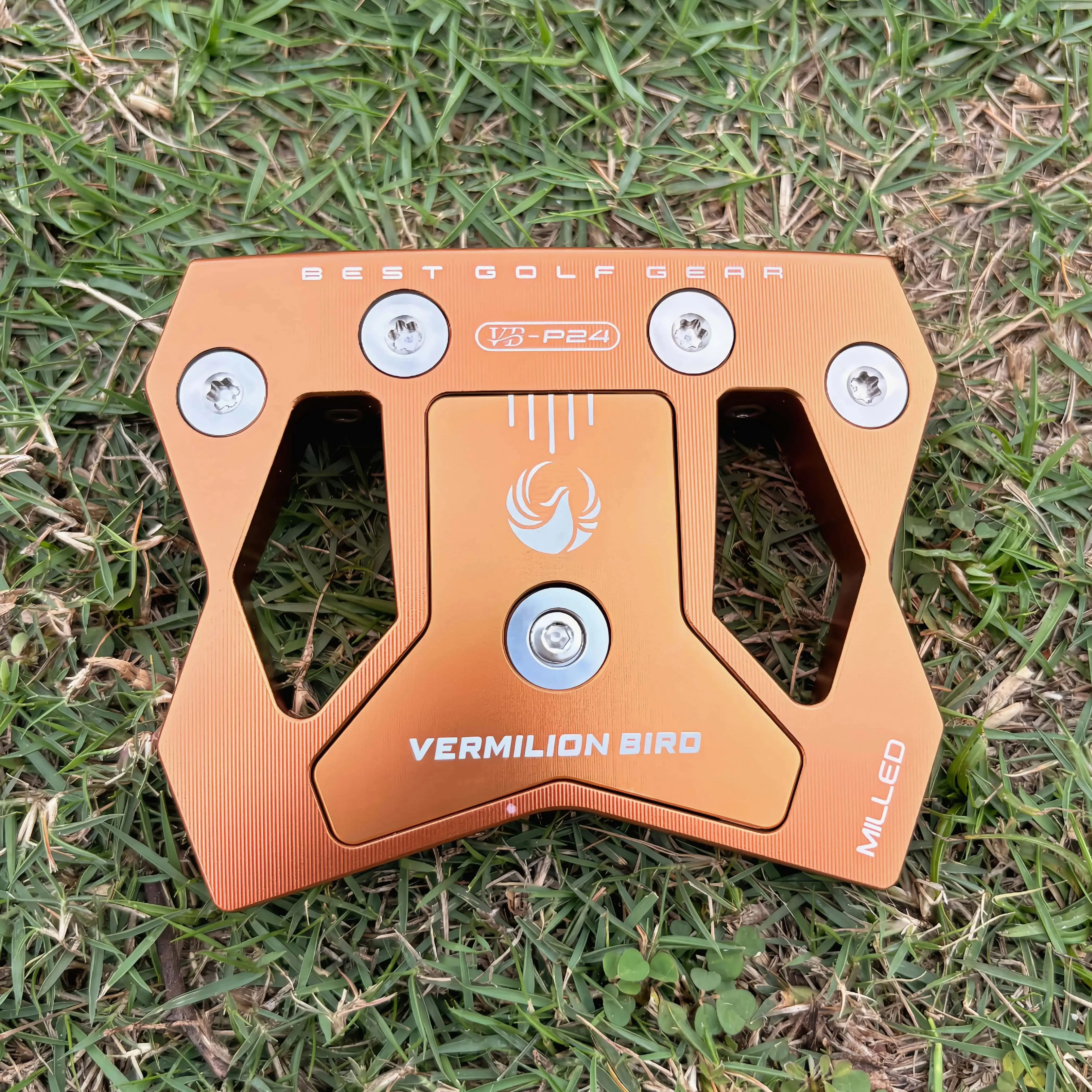 

Vermilion Bird P24 CNC Milled Aluminum Lightweight High MOI Golf Putters Head Blade Mallet with Alignment Aid for Men Women