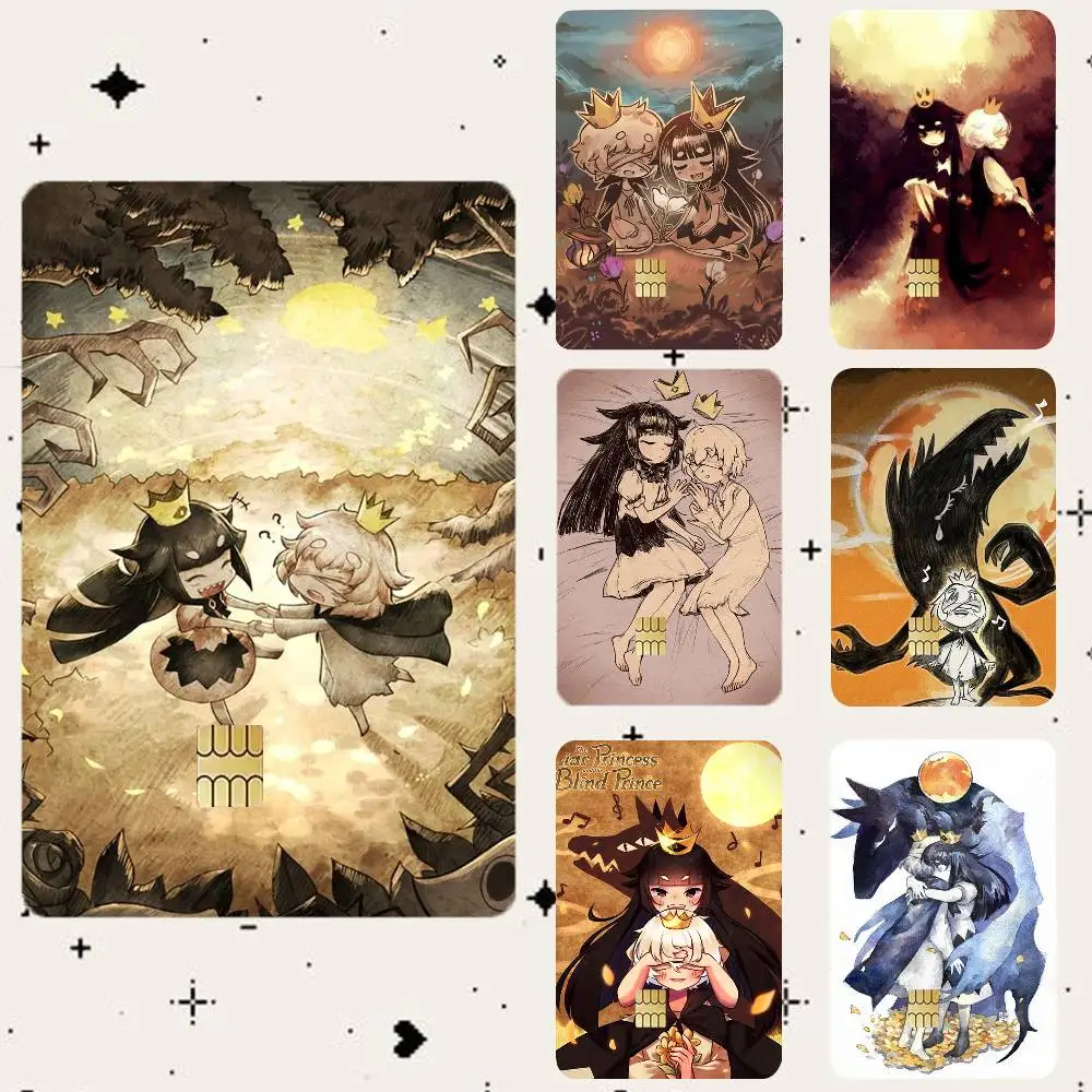 Nuevas pegatinas protectoras impermeables HD L-Liar Princess And The Blind para tarjetas de crédito, bancarias y de juego