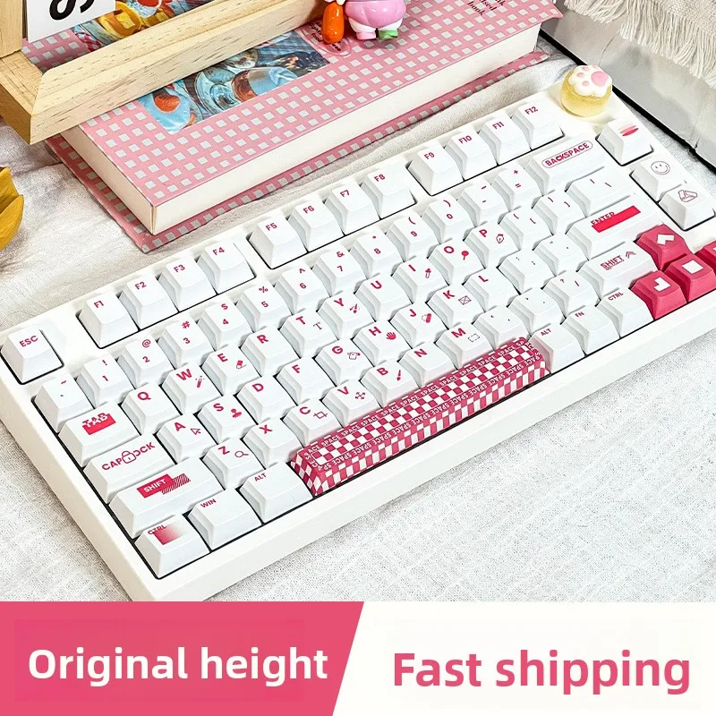 Designer Style Keycaps 5 Side Dye Sublimation OEM Profile Compatible with 87/104 Key Mechanical Keyboards