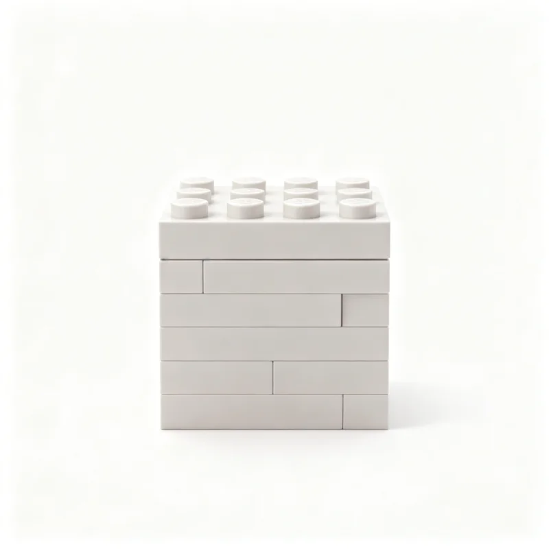 2343pcs MOC Variations Incomplete Open Cubes Sol LeWitt Exploration Epiphany Art Model Building Blocks Architecture Toys Brick