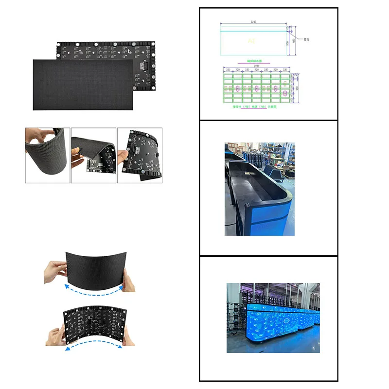 P2.5 Cabina De Dj Station Facade Desk Stand Table Portable Booth Led Video Wall Display Screen Dj Booth For Night Club Bar