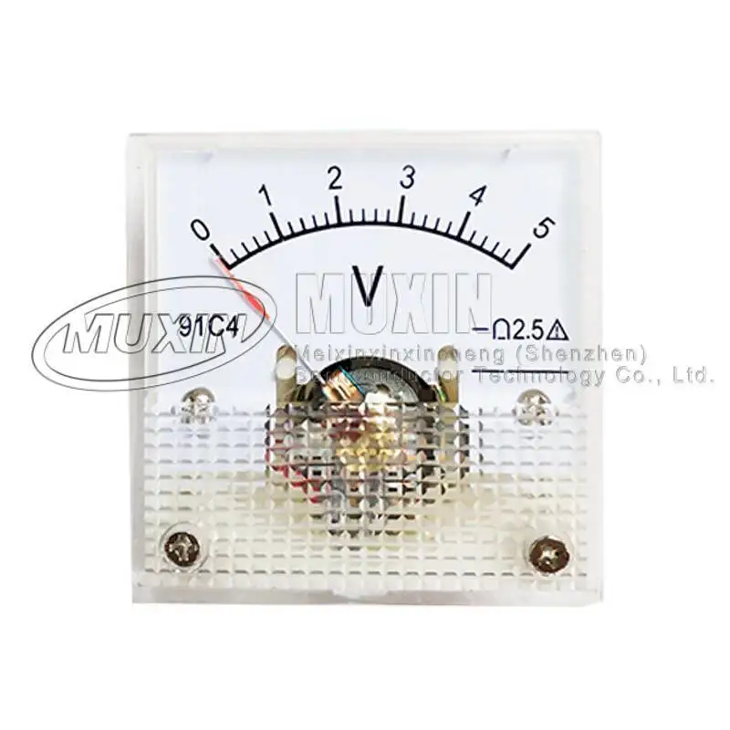 مؤشر تيار مستمر نوع الجهد متر ، التناظرية الميكانيكا لوحة الجدول ، 91C4-V ، 3 5 10 15 20 30 50 100 150 250 450 فولت