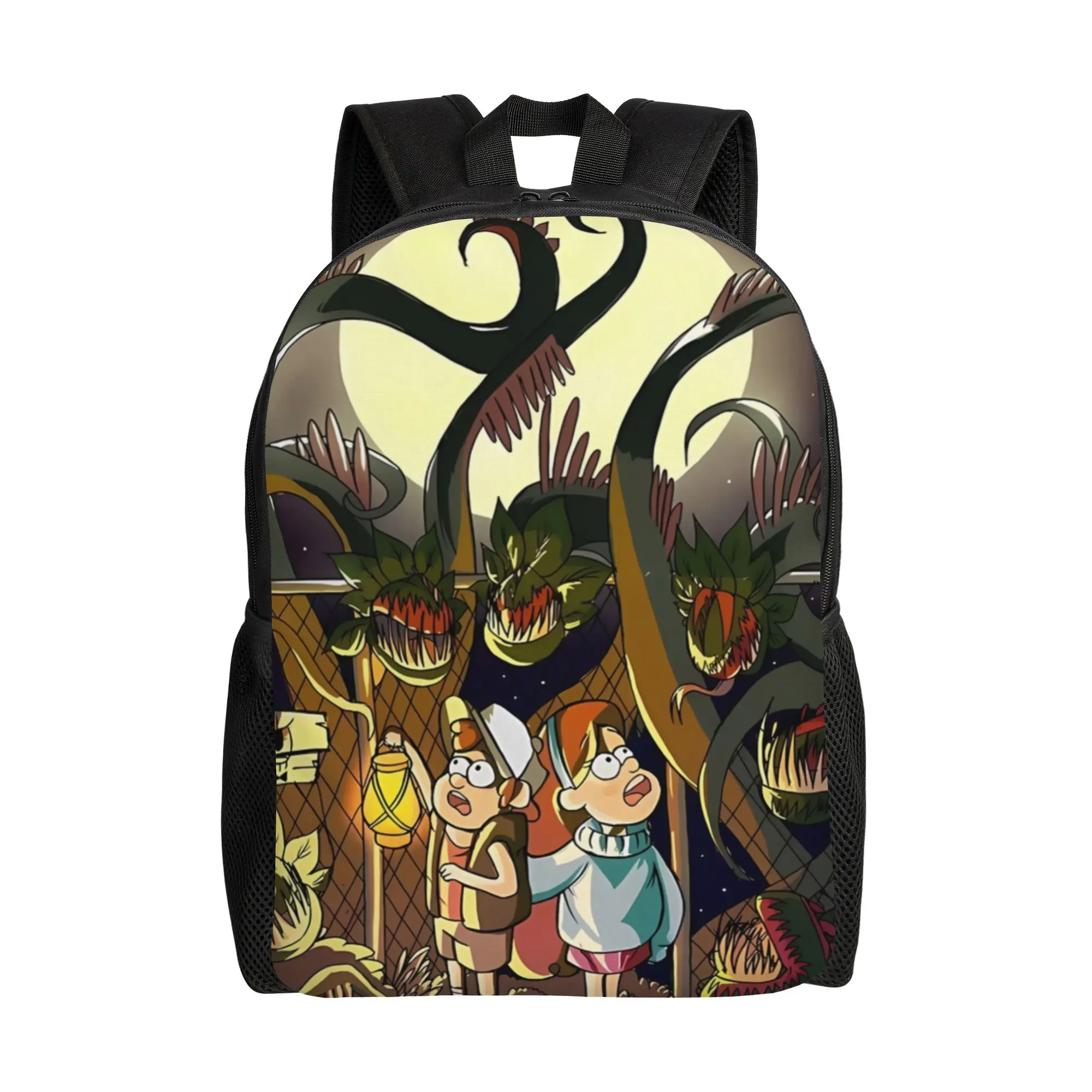 

Gravity Falls Laptop Bag Back to school season Retro Strange Place Kawaii Backpack