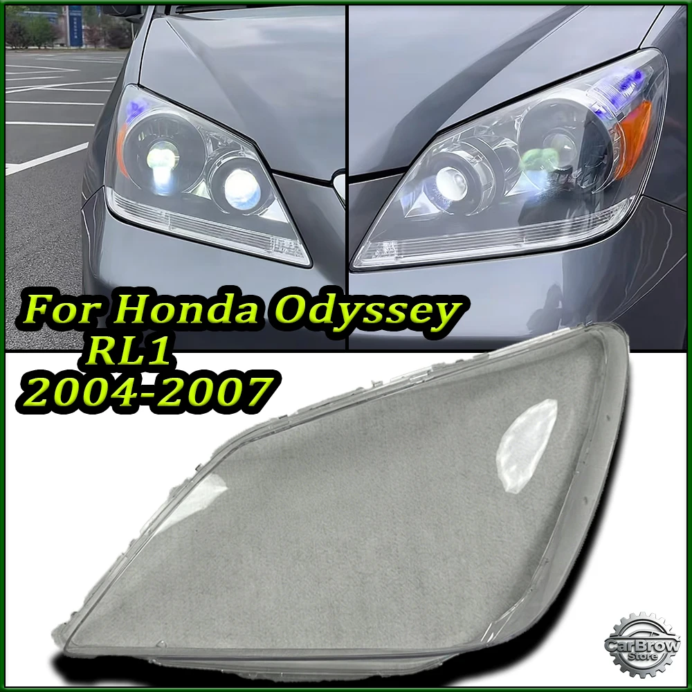 

Car Replacement Front Lens For Honda Odyssey RL1 2004 05 06 2007 Headlamps Cover Transparent Lampshade Headlight Shell