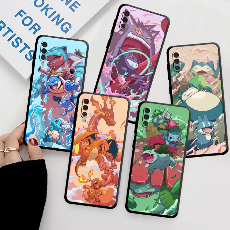 Case For Samsung Galaxy Note 20 Ultra 10 Plus A50 A70 A20 A30 A20 A20e A03 A04 A05 A10 Silicone Phone Cover Cute Pokemon Gengar