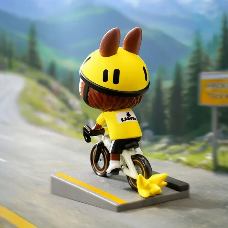 

Подлинная POPMART POP MART Labubu, летняя фигурка для верховой езды, Раб-лифт, игровой орнамент, подарок