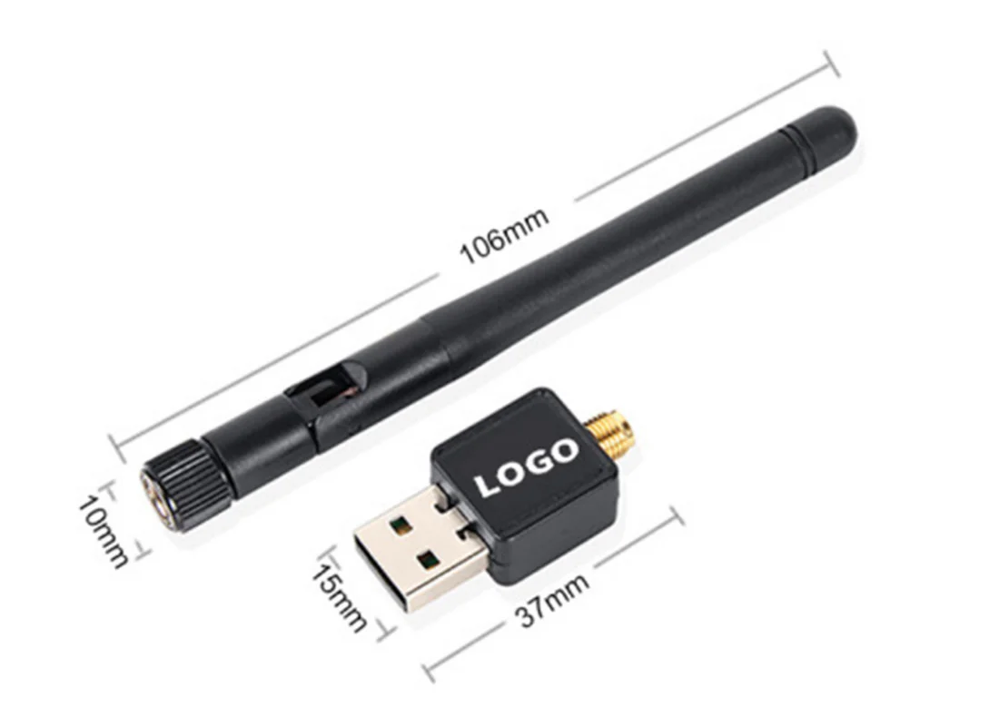 USB WiFi Adapter Wi Fi Antenna Card Free Driver Wireless Network Card Wi-Fi Singal Receptor