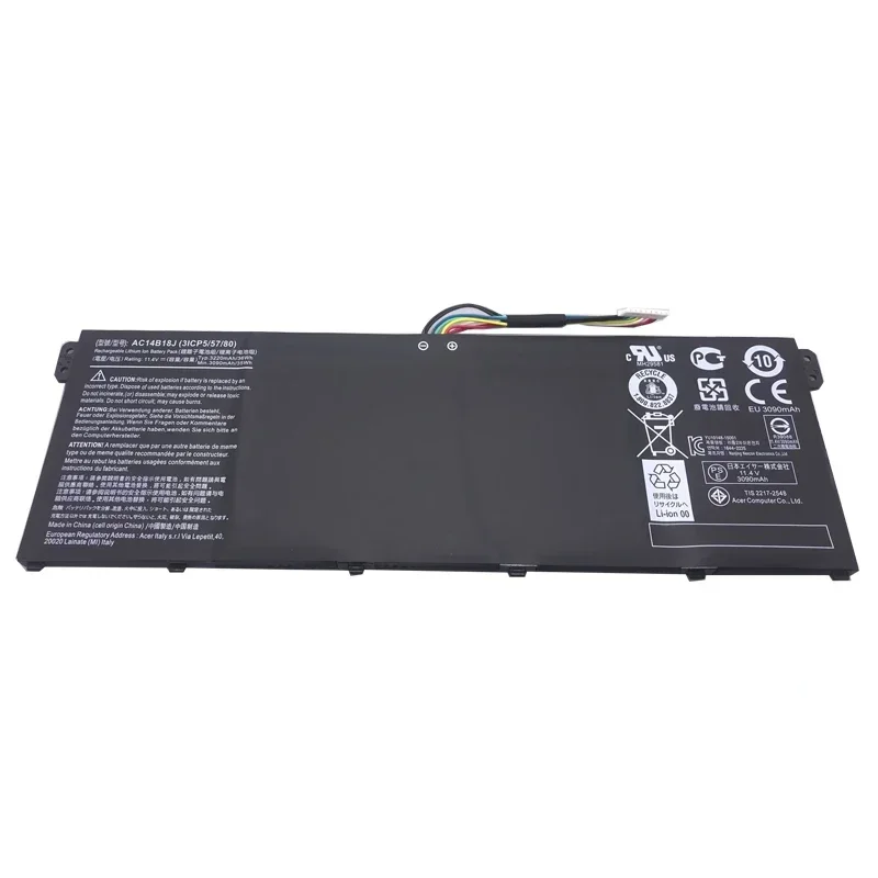 Imagem -02 - Lmdtk-bateria do Portátil para Acer Aspire Ac14b18j Es1511 512 V3111p Cb3-531 311 Travelmate B115 B116 Ms2394 Ac14b13j Novo