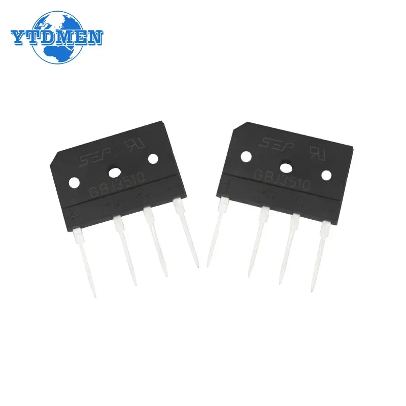 5/10PCS GBJ3510 35A 1000V Bridge Rectifier Diodes Electronic Components, AC To DC Converter for Power Supply, Inverter