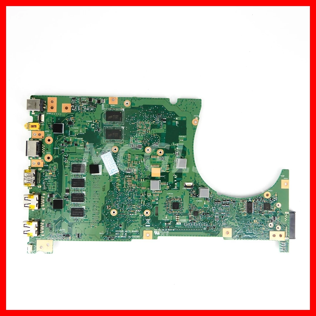 Q552UB Notebook Mainboard For ASUS Q552U Q552UB Laptop Motherboard With i5 i7-6th Gen CPU 4GB-RAM GTX940M-V2G GPU 100% Tested OK