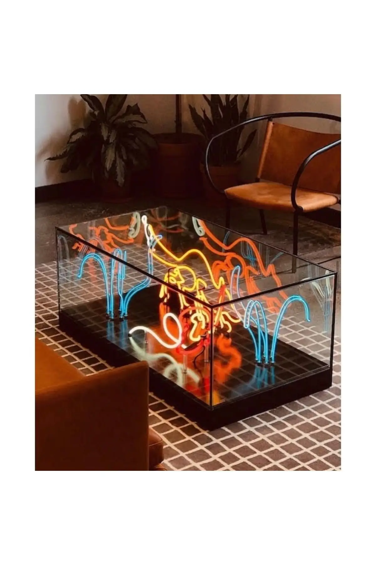 DOLBOVI Neon Led Coffee Table Table Coffee Table Coffee Table