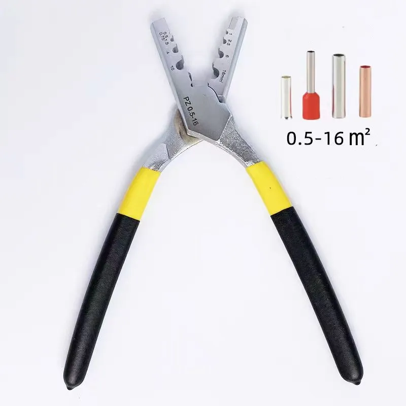 PZ0.5-16 Crimping Tool GT Copper EN VE Connector 0.25-2.5 Crimp Pliers For Cable End Sleeves Special Tube Tubular Terminal Clamp