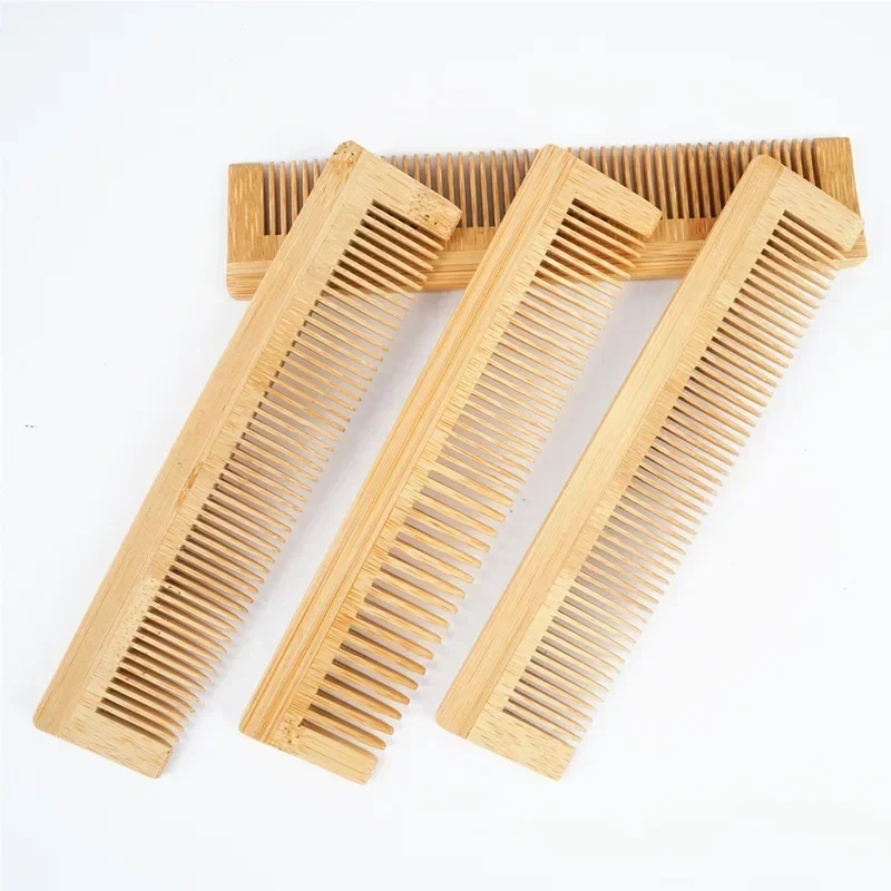 Hair Combs Barberia Wooden Comb Bamboo Massage Natural Anti-static Brushes Care Barber Shop Styling Tools Barber Accessories