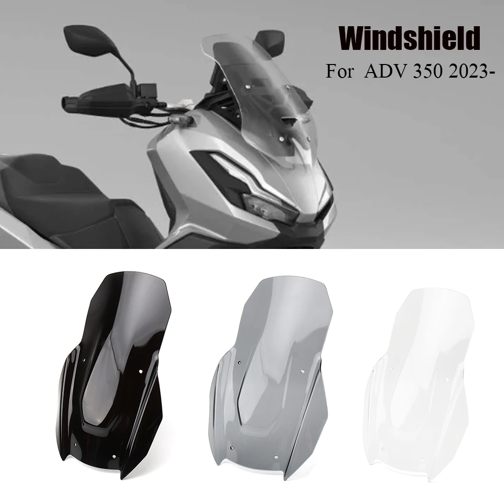 

Motorcycle Windshield Windscreen Wind Shield Screen Deflector Spoiler Protector For Honda ADV 350 Adv350 ADV350 adv350 2022 2023