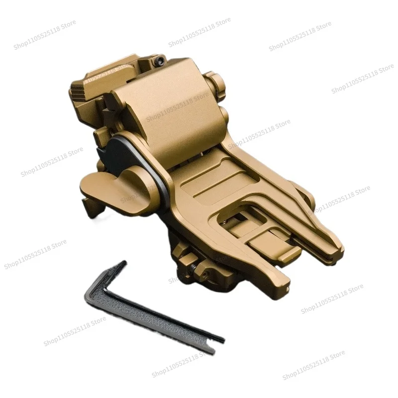 For Outdoor Helmet Bracket CNC Aluminum Alloy PVS14 Dumper Night Vision   Bracket