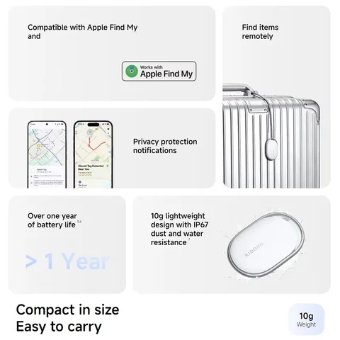 Xiaomi Tag Bluetooth 5.4 для iPhone