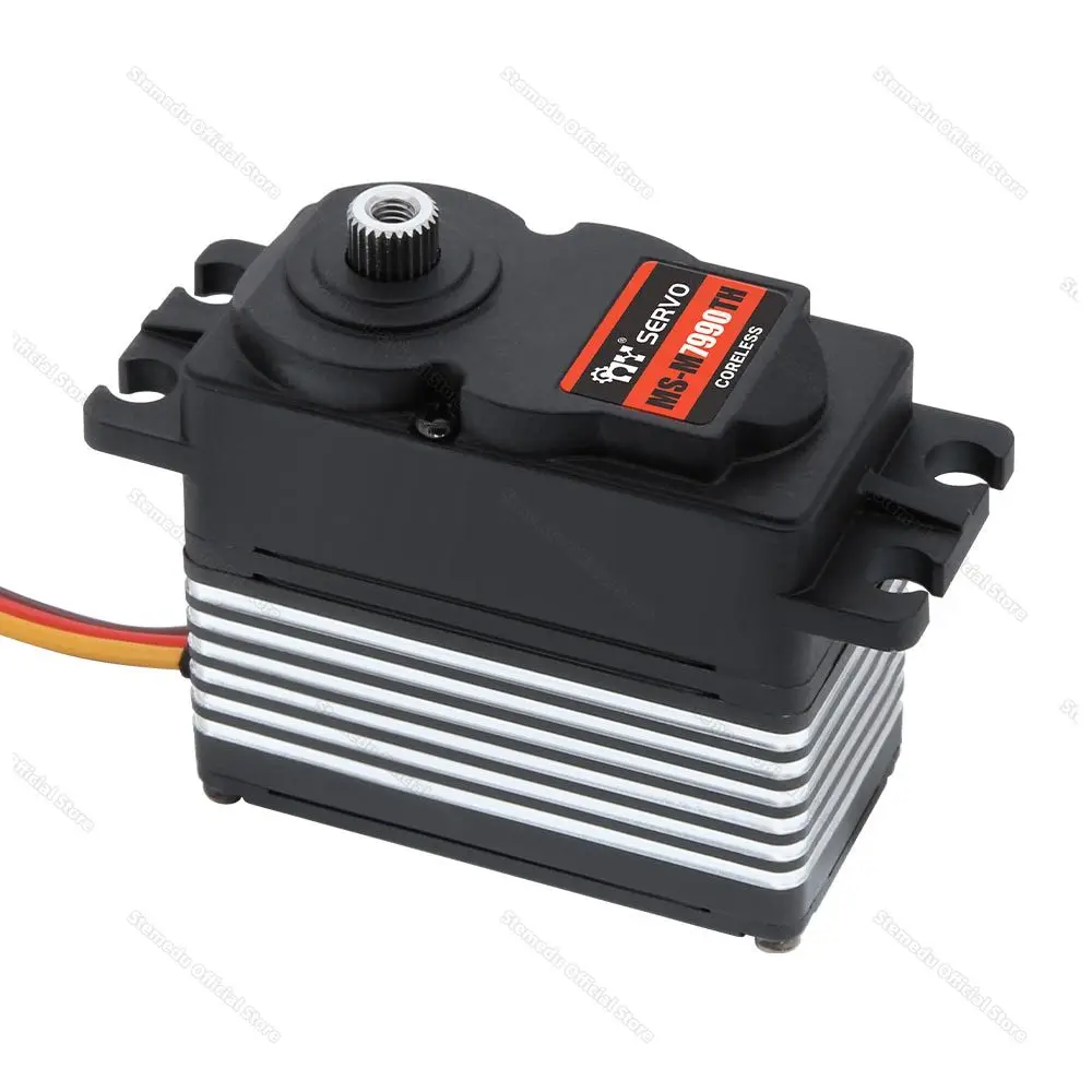 JX 44KG Monster Torque MS-M7990TH HV Magnetic Encoding IP67 0.17Sec Speed Coreless Digital RC Servo for 1/10 Drift Racing Car