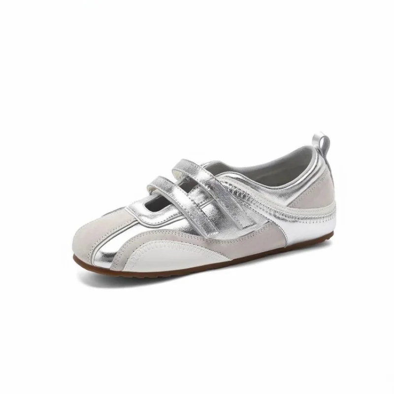 أحذية سباق ماري جين الجديدة لخريف 2025 - نعل رفيع، أحذية تدريب، فيلكرو، خفيفة الوزن، مريحة، نعل ناعم، أحذية كاجوال fo #4