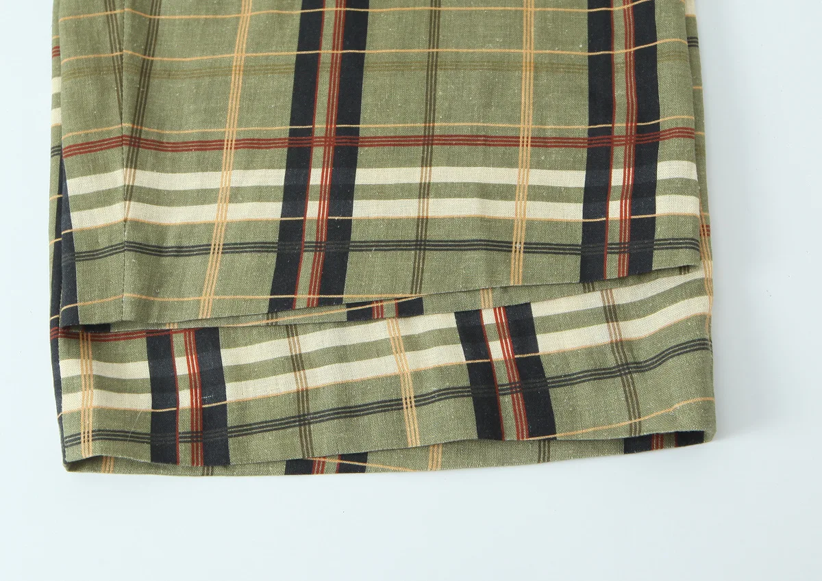 Women's summer 2025 new retro style fashionable high-waisted straight pants casual and versatile