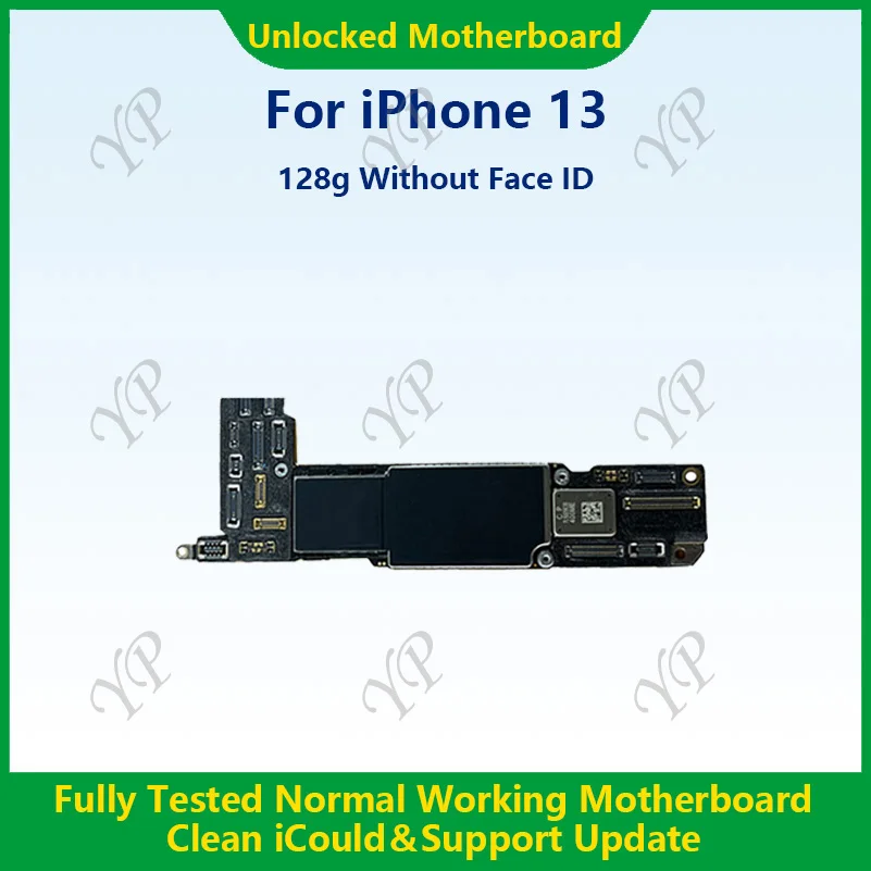 2025 Fully Tested Authentic Motherboard For iPhone 13 Pro Max 128g/256g Unlocked Mainboard With Face ID Cleaned iCloud Fast