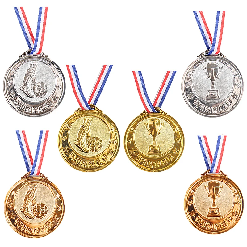 Gagnant de la médaille de football, or, argent, bronze, récompense, prix de la compétition, cadeau souvenir, sports de plein air, jouets pour enfants