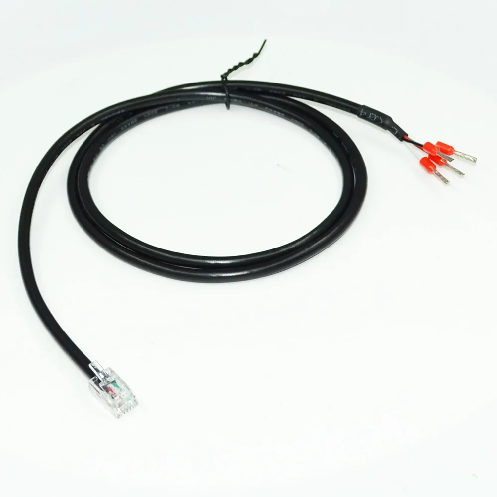 RJ11 6P4C TO 4PIN / RJ9 4P4C TO 4PIN SOLDERLESS CONNECTOR WIRE END SHIELDED CABLE