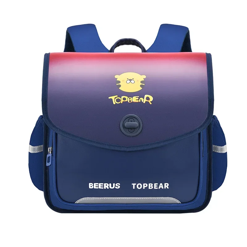 Primary School Students Schoolbag High Quality British Style Horizontal Kids Backpack Waterproof Spine Protection Cute Backpacks