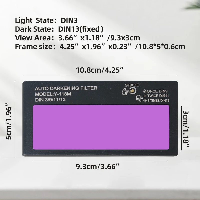 Máscara de soldagem de cor verdadeira com escurecimento automático solar, capacete de proteção de arco para máquina de solda